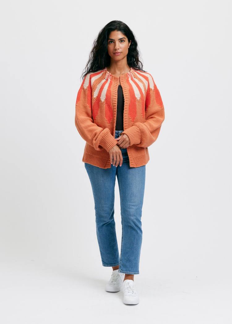 Secondary product image for "Bohus Cardigan Peach"