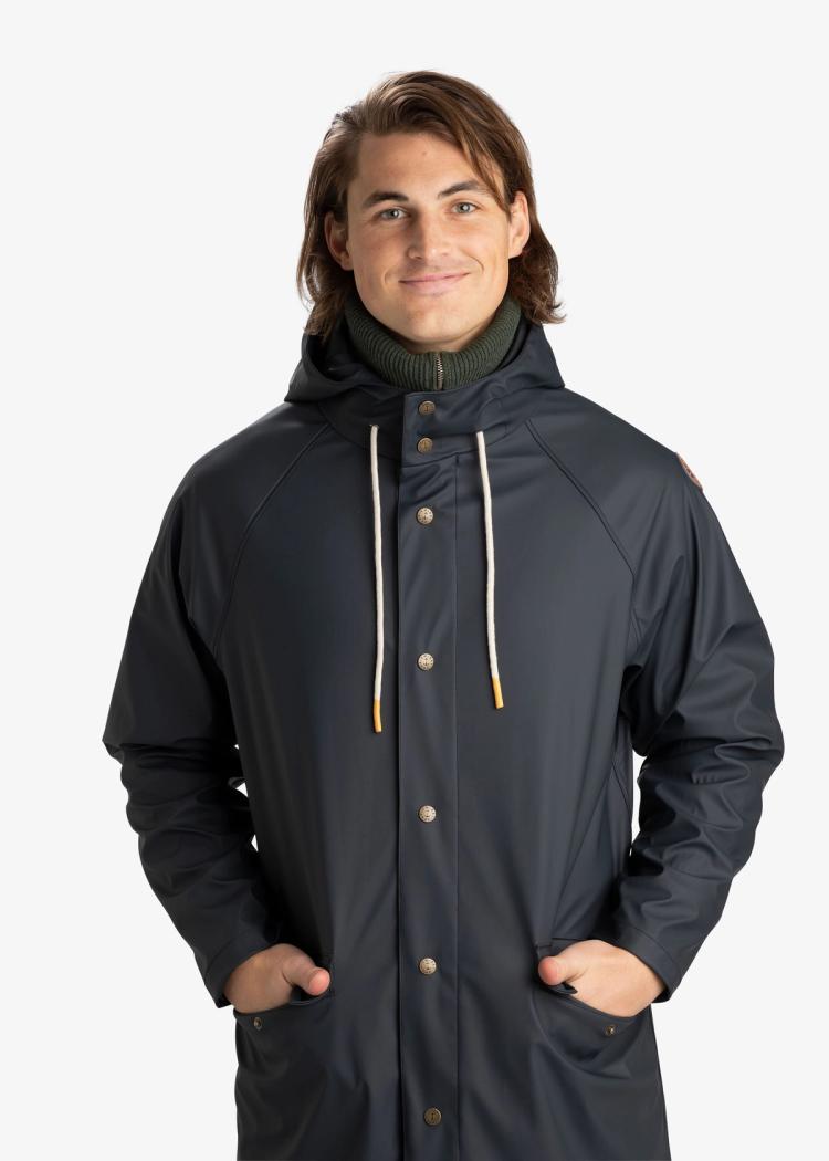 Secondary product image for "Storm Rain Jacket Navy"