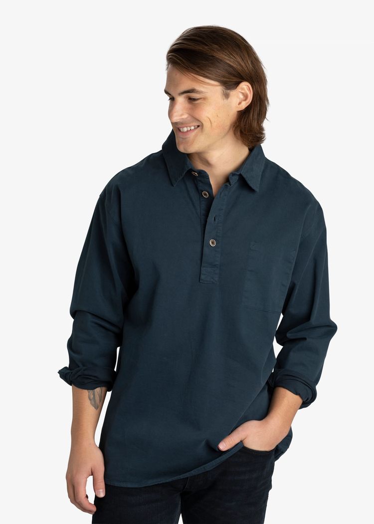 Secondary product image for "Fishermen's Shirt Navy"
