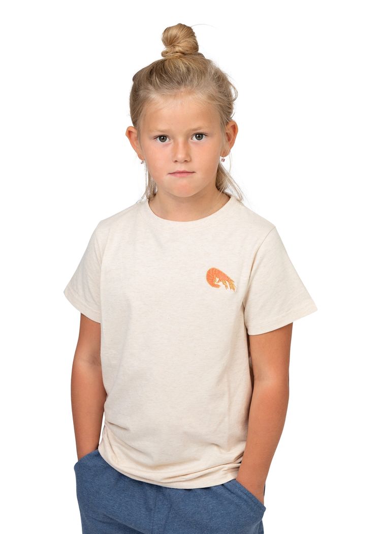 Secondary product image for "T-shirt Barn Räka Off-white"