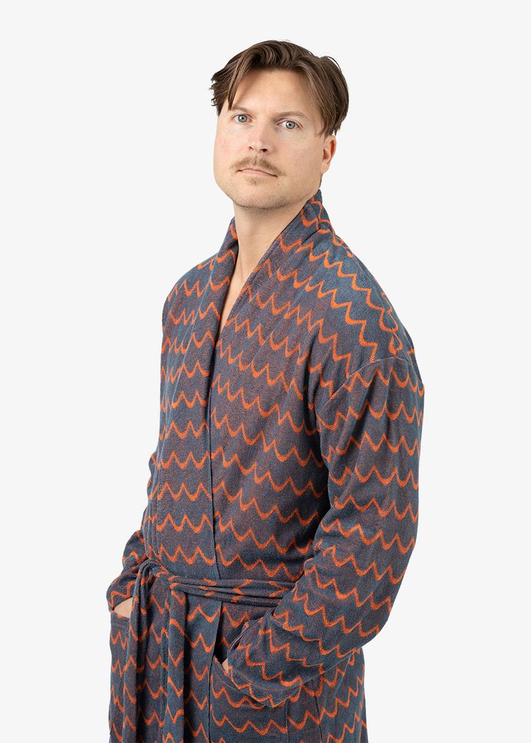 Secondary product image for "Bathrobe Wave Petrol"