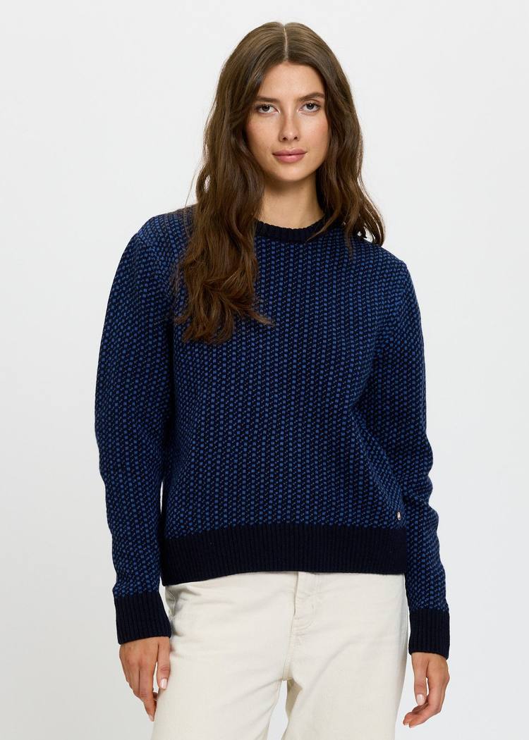 Secondary product image for "Olga Stickad Navy"