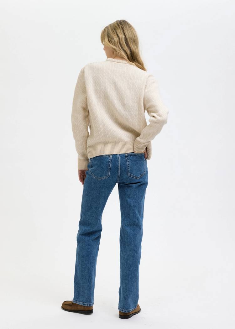 Secondary product image for "Olga Stickad Beige"
