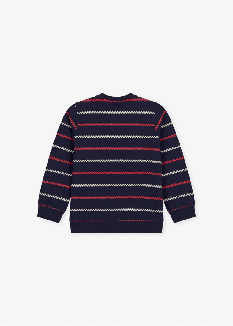 Secondary product image for "Sweater Kids Käringön Stripe Navy blue"
