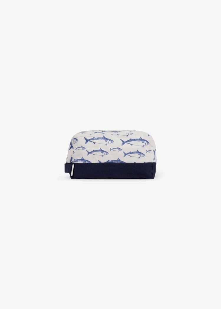 Secondary product image for "Toiletry bag Mackerel Vintage Large"