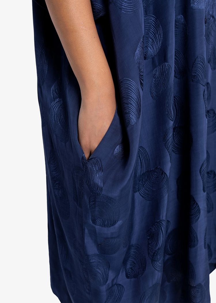 Secondary product image for "Leya Kaftan Snäcka Marinblå"