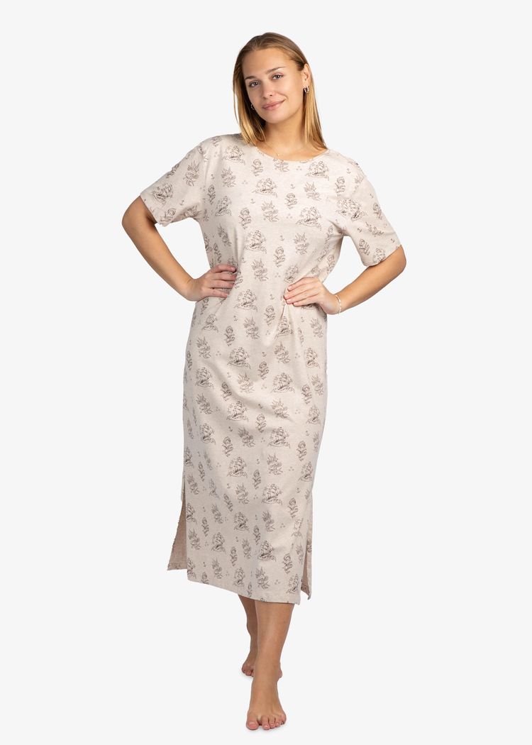 Secondary product image for "Paulette Klänning Tatuering Brun"