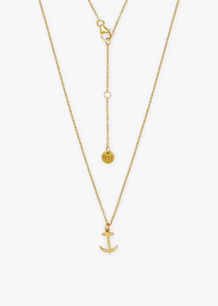 Secondary product image for "Necklace Anchor Gold"