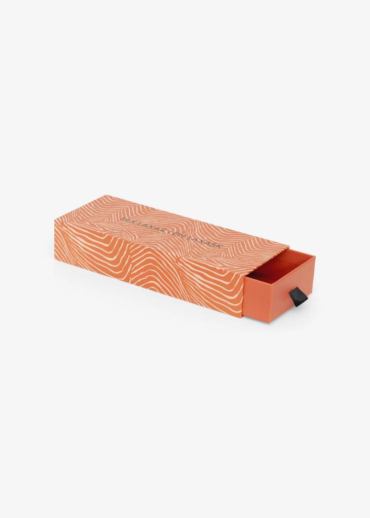 Secondary product image for "(Sex laxar i en laxask) Carton Orange Small 25x10x5"