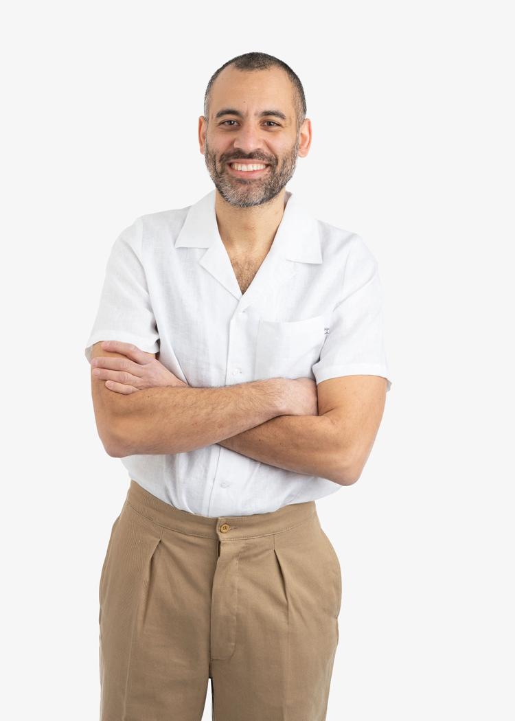 Secondary product image for "Jonte Linen Shirt Off-white"