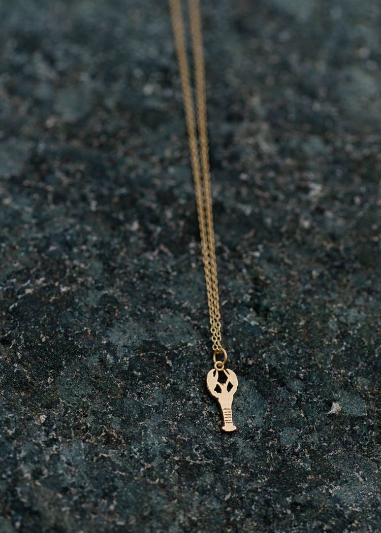 Secondary product image for "Halsband Hummer Guld"