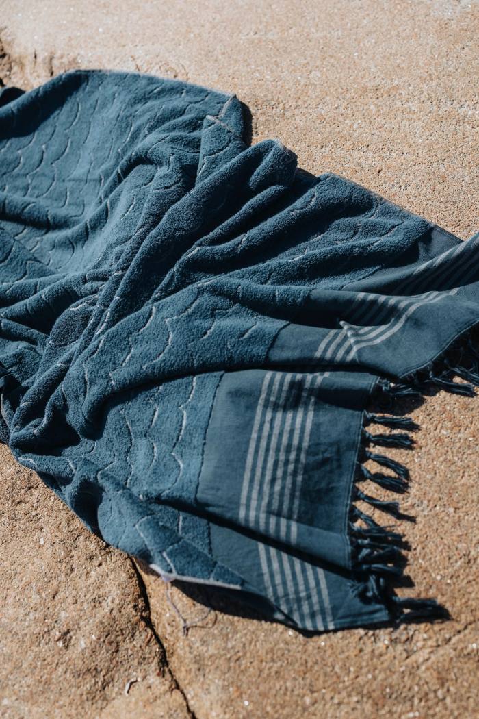 Secondary product image for "Beach Towel Wave Petrol"