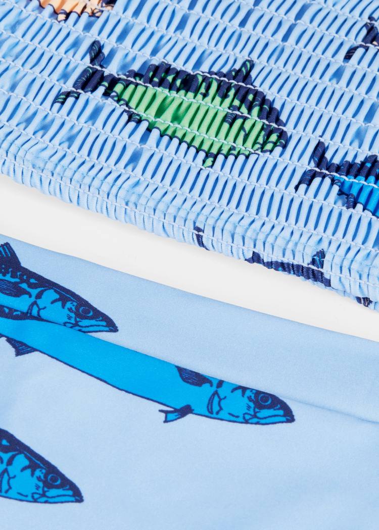 Secondary product image for "Waffle Bikini Makrill Multi"