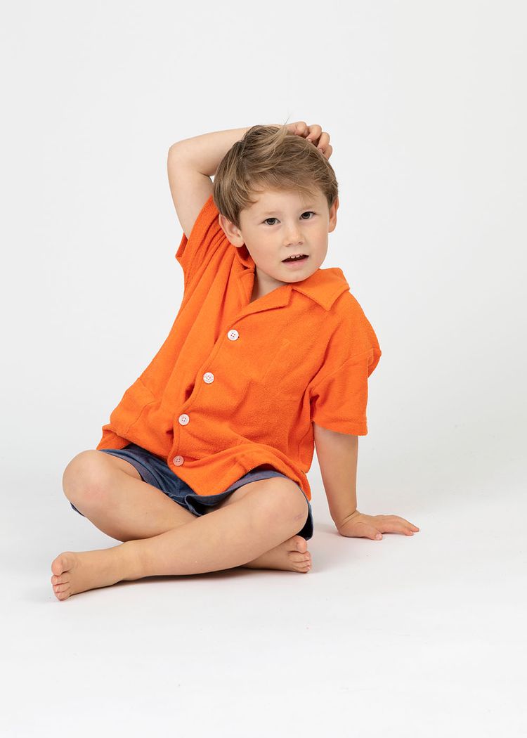 Secondary product image for "Frottéskjorta Barn Orange"