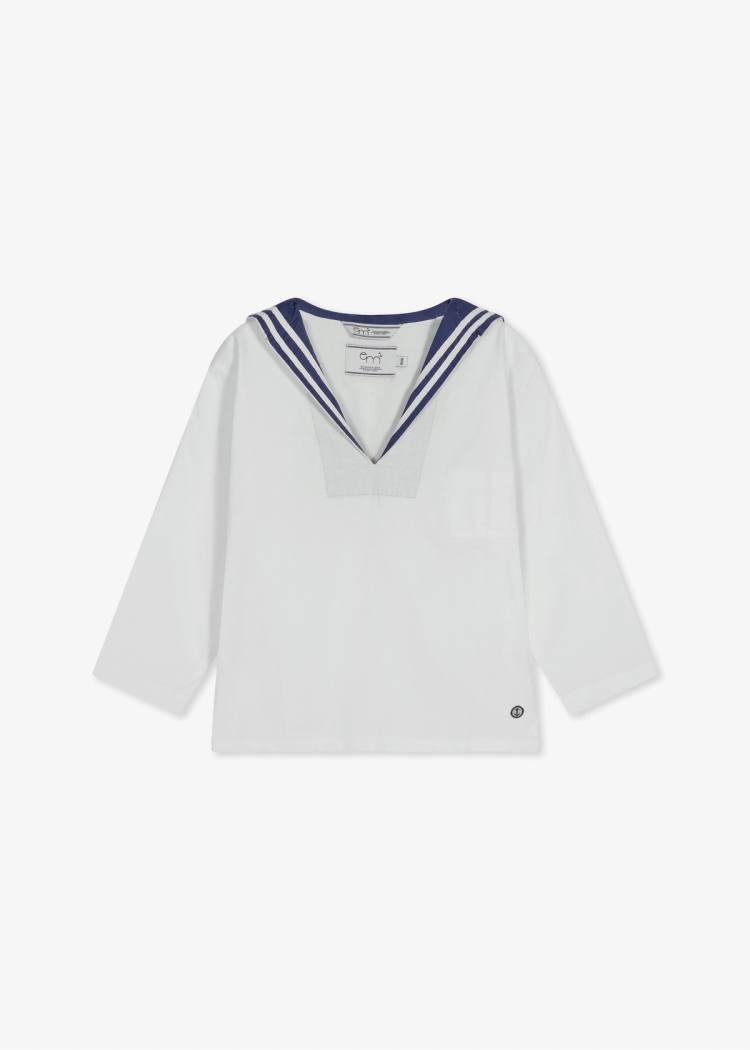 Secondary product image for "Håkan Mini Matros Skjorta"