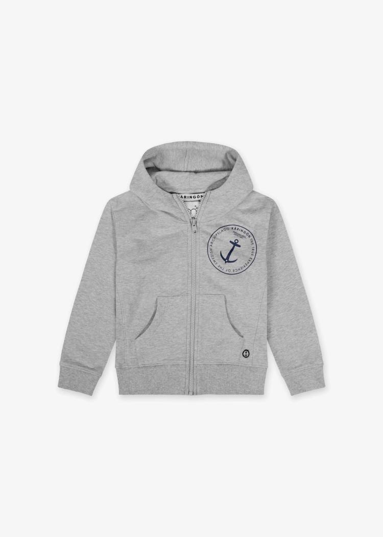 Secondary product image for "Hood Kids Käringön Gray Melange"