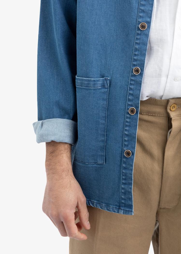 Secondary product image for "Three Pocket Skjorta Jeans"