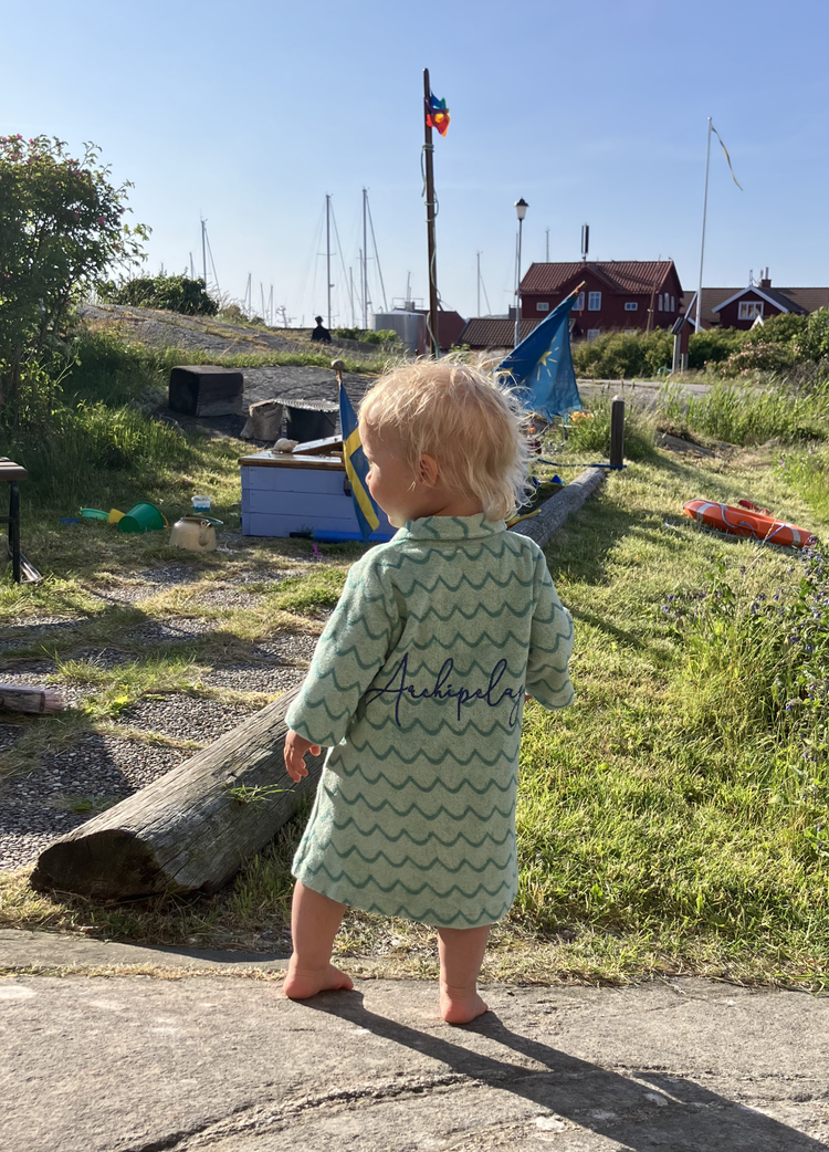 Secondary product image for "Badrock Archipelago Mint Våg Barn"