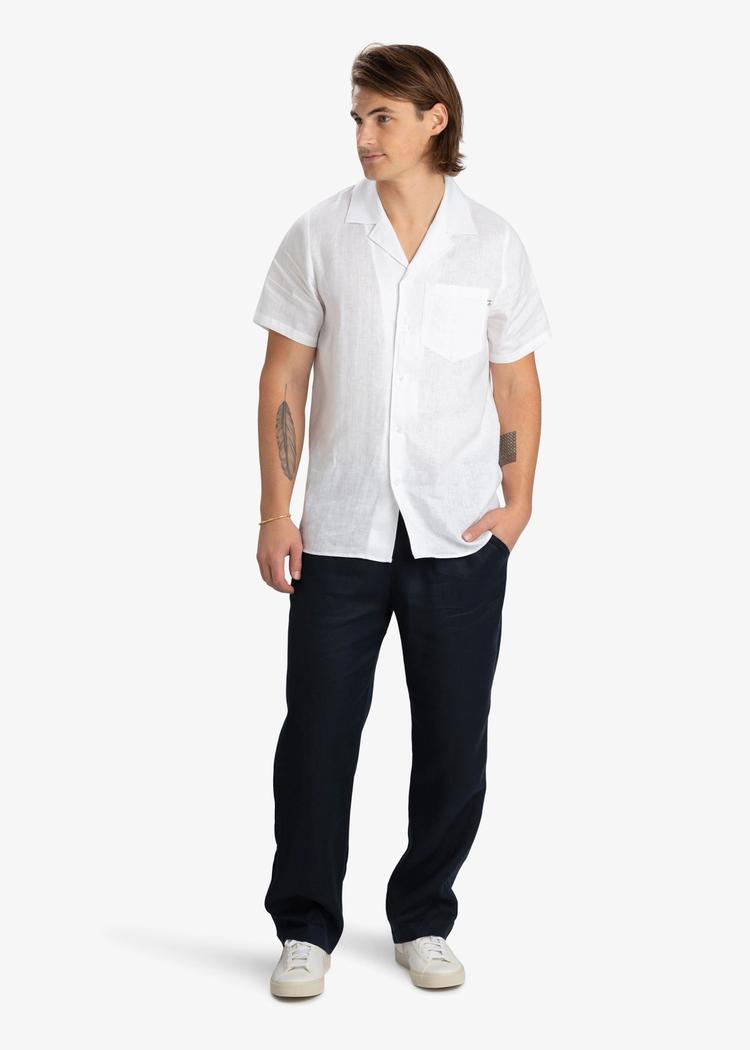 Secondary product image for "Jonte Linen Shirt Off-white"