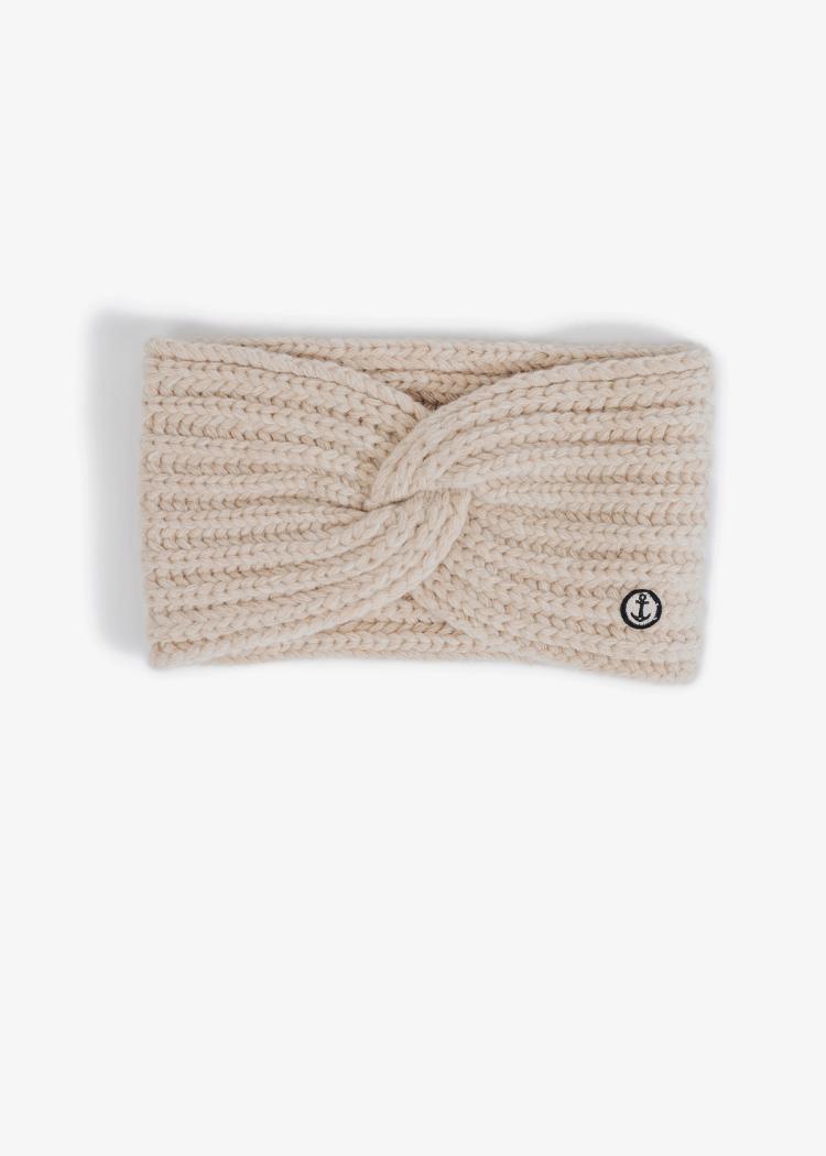 Secondary product image for "Stickat Pannband Beige"