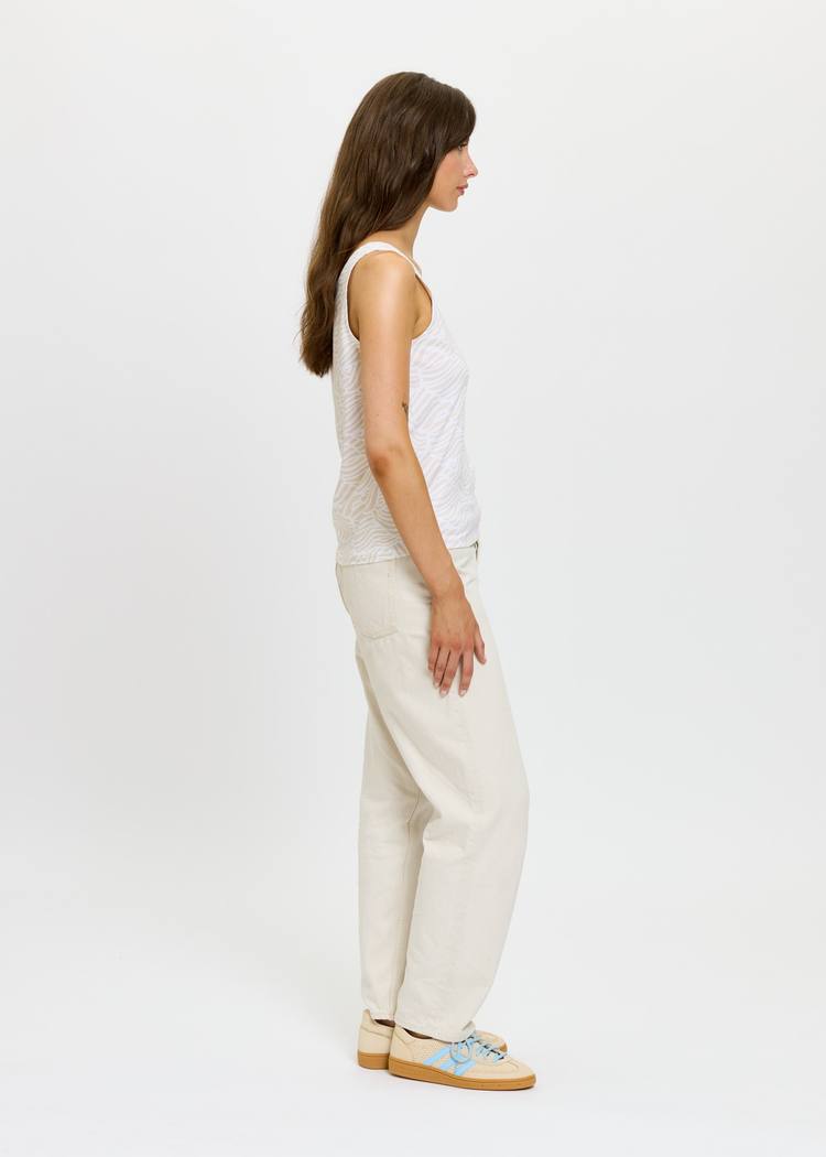 Secondary product image for "Melina Linne Windy Wave Vit/Beige"