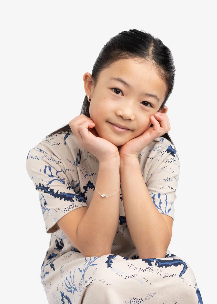 Secondary product image for "Moa Dress Kids Seaweed Beige"