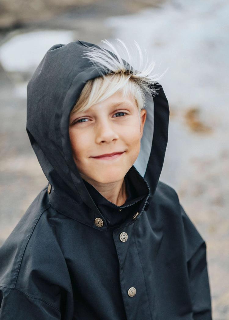 Secondary product image for "GBG Rain Poncho Black Kids"