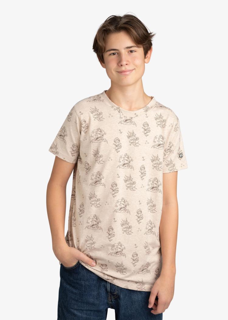 Secondary product image for "T-shirt Tatuering Brun"