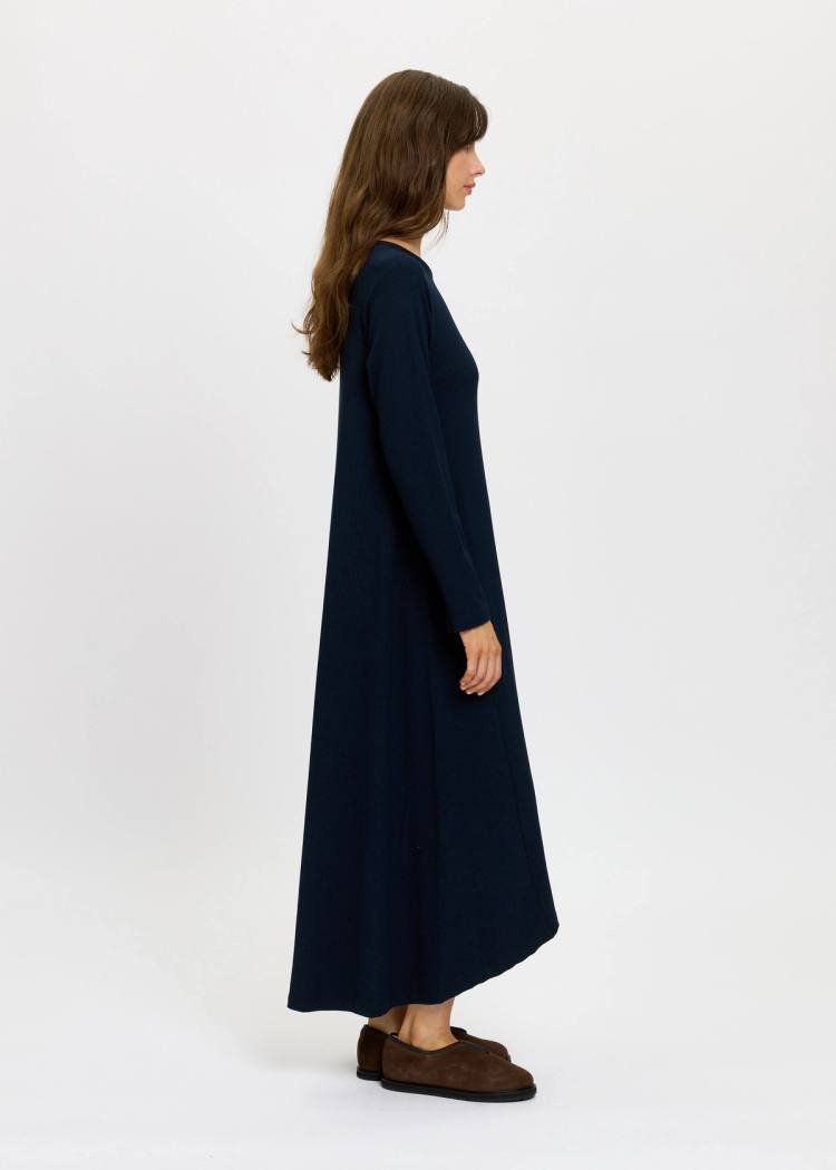 Secondary product image for "Susanna Klänning Ribb Navy"