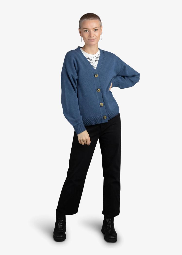 Secondary product image for "Signe Cardigan Indigo"