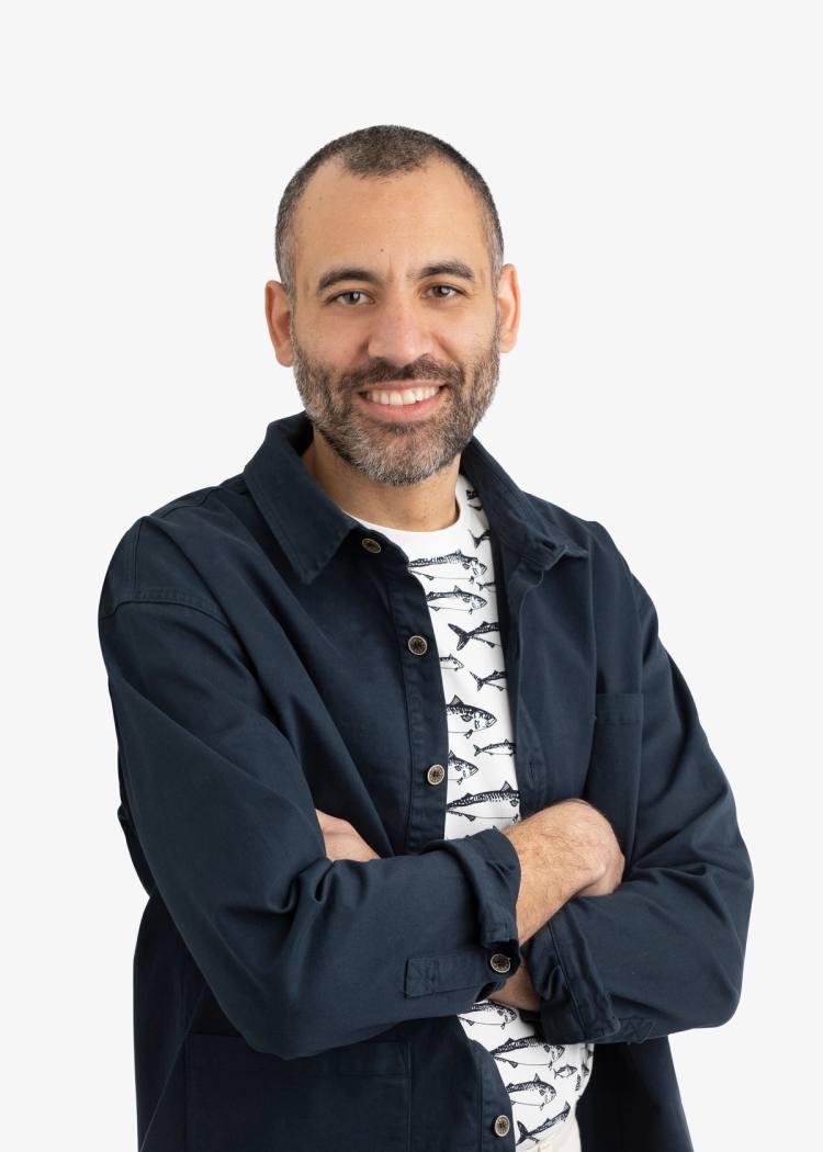 Secondary product image for "Three Pocket Overshirt Navy"