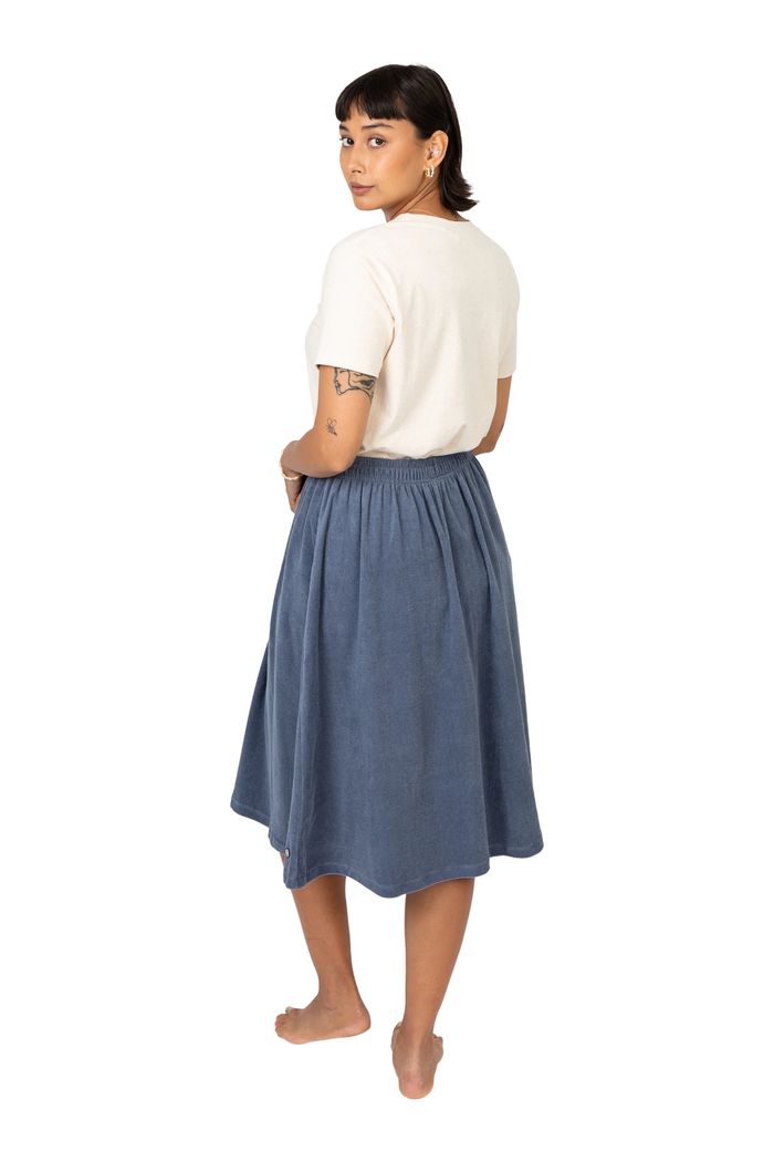 Secondary product image for "Tanni Skirt Terry Petrol"