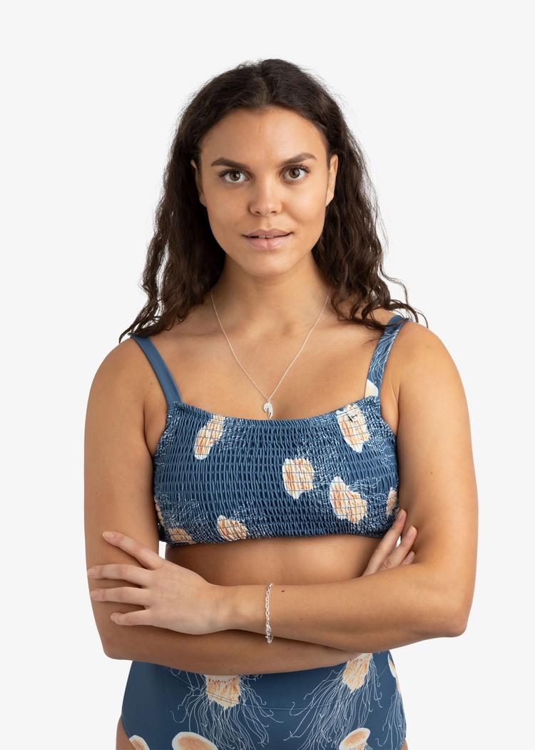 Secondary product image for "Ilse Waffle Bikini Top Jellyfish"