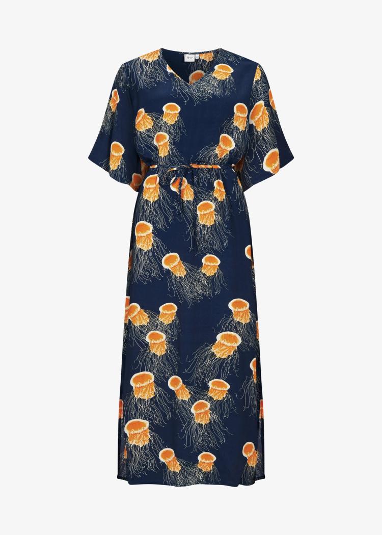 Secondary product image for "Linni Dress Jellyfish Navy
 "