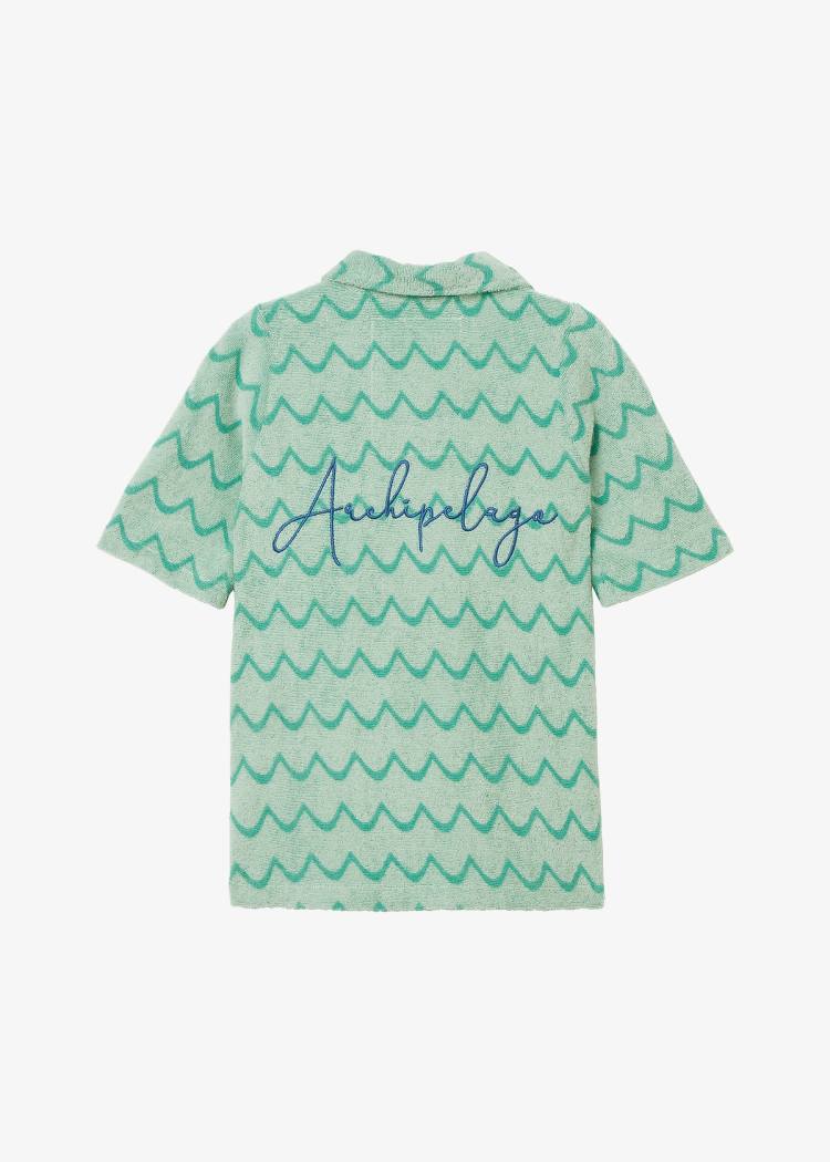 Secondary product image for "Badrock Archipelago Mint Våg Barn"