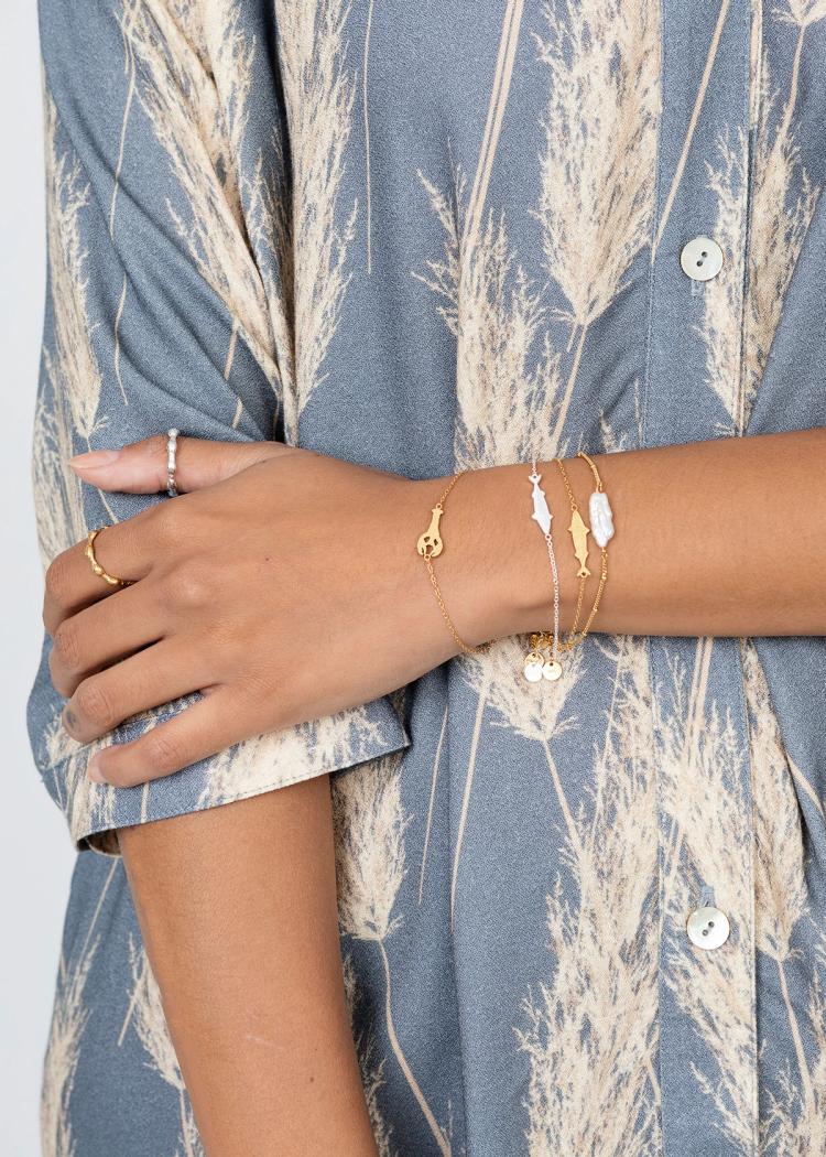 Secondary product image for "Bracelet Mackerel Gold"