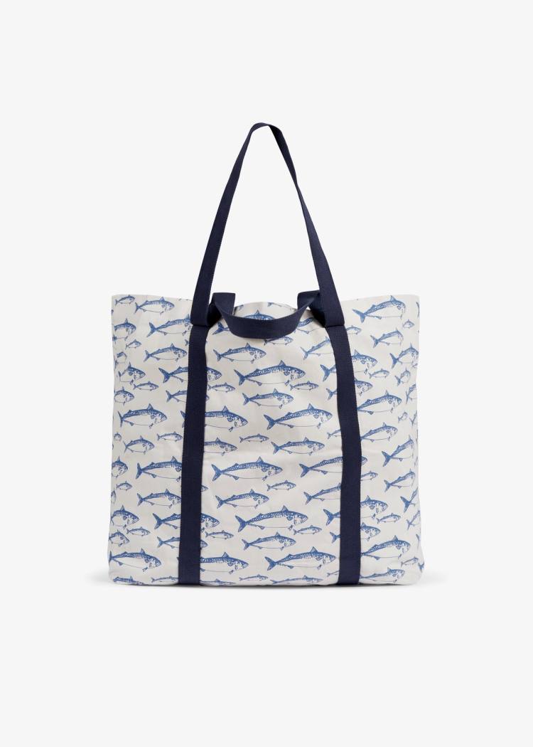 Secondary product image for "Go To Beach Bag Large Makrill Vintage"