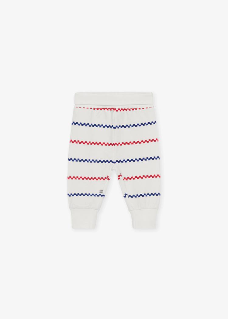 Secondary product image for "Tights Baby Käringön Stripe Offwhite"