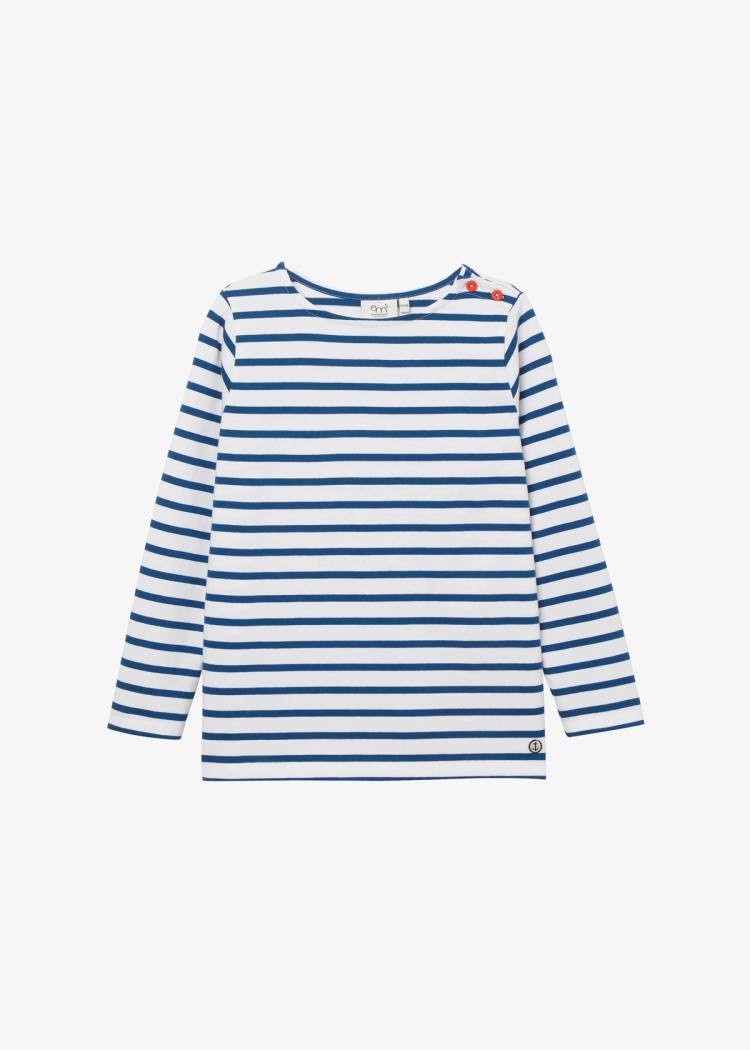 Secondary product image for "Marine Stripe White Blue Child"
