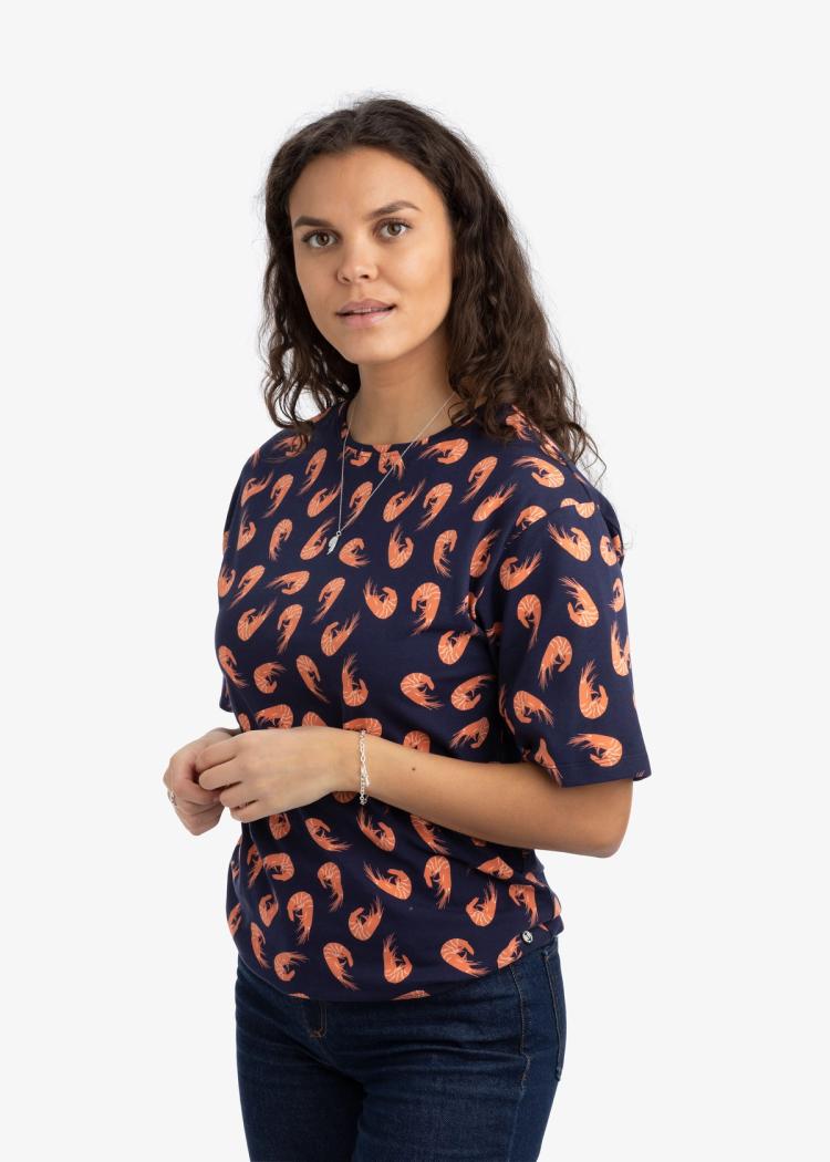 Secondary product image for "Tuva T-shirt Räka Marinblå"