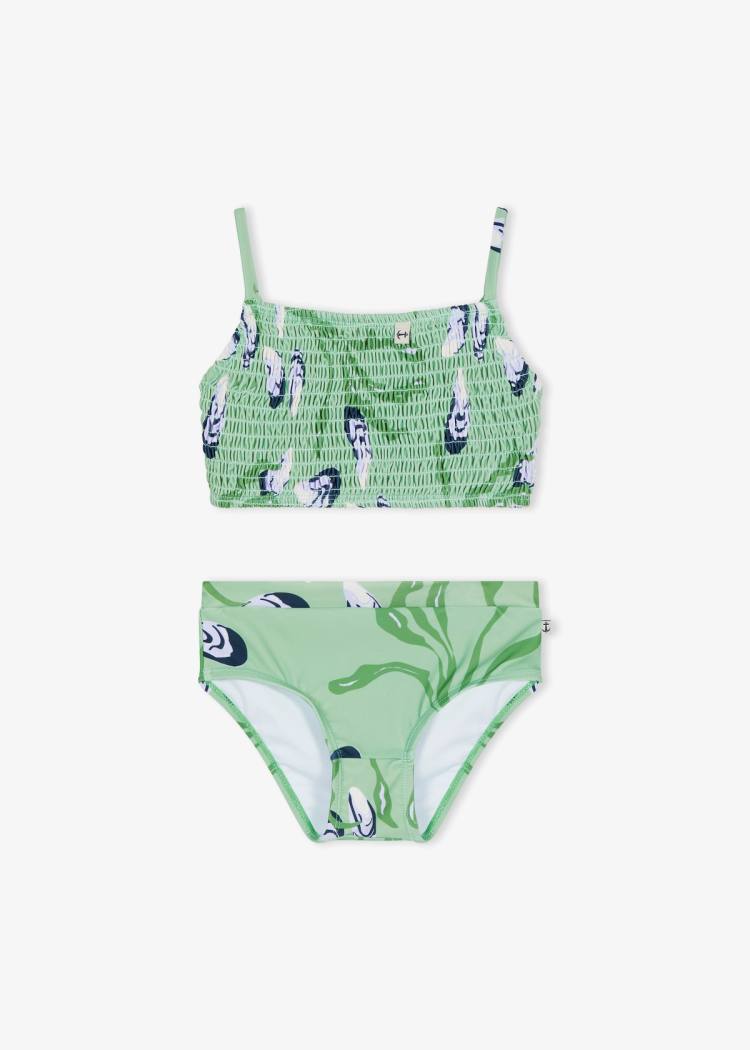 Secondary product image for "Waffle Bikini Kids Blue Mussel Green"