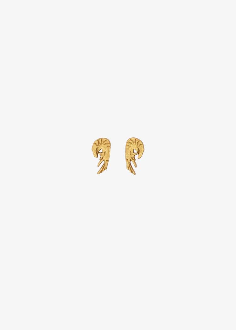 Secondary product image for "Earring Shrimp Gold"