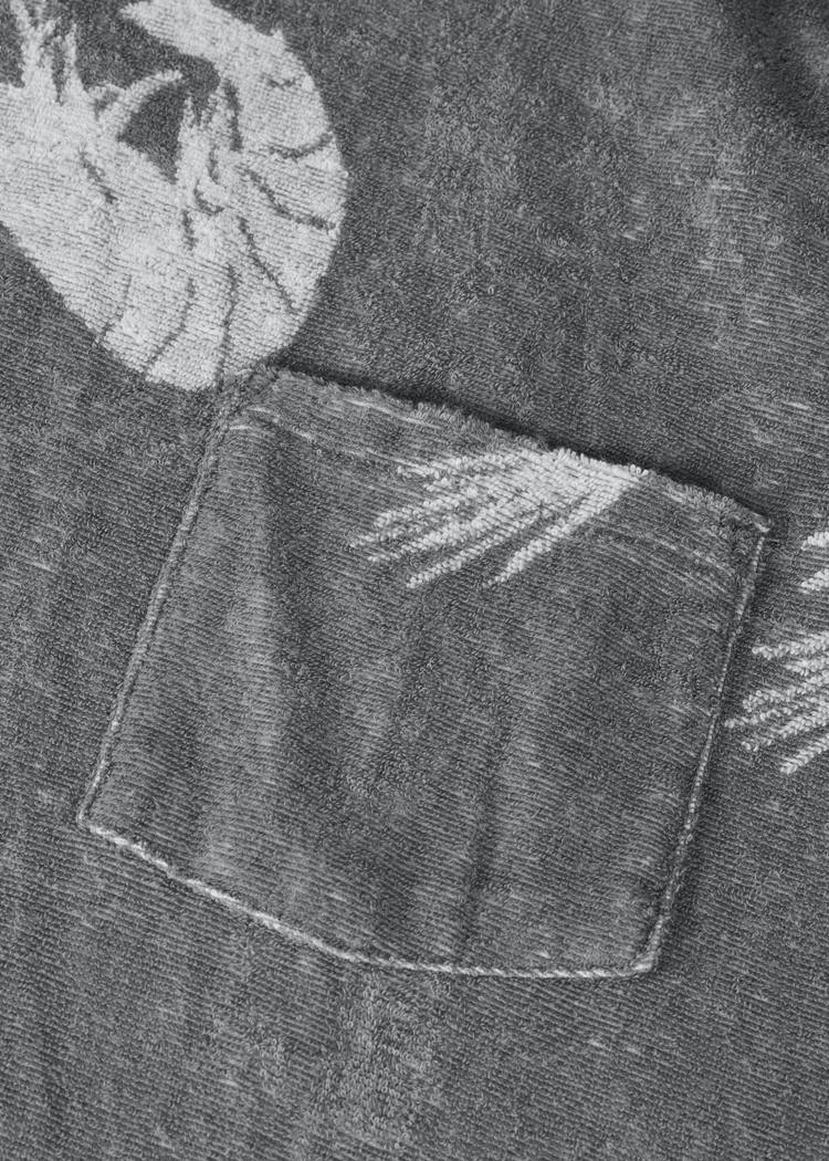 Secondary product image for "Frottéponcho Räka Grå"