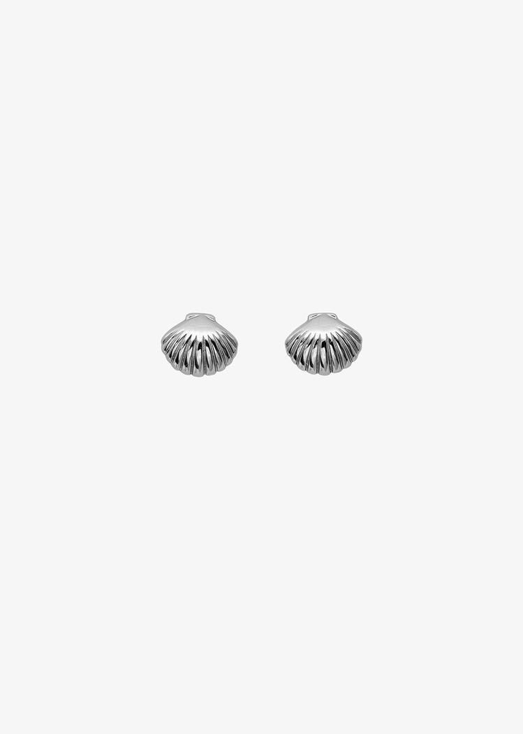 Secondary product image for "Earring Shell Silver"