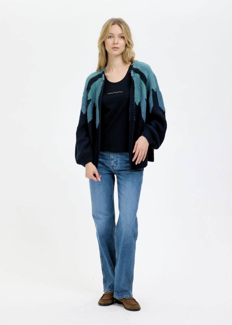 Secondary product image for "Bohus Cardigan Navy"