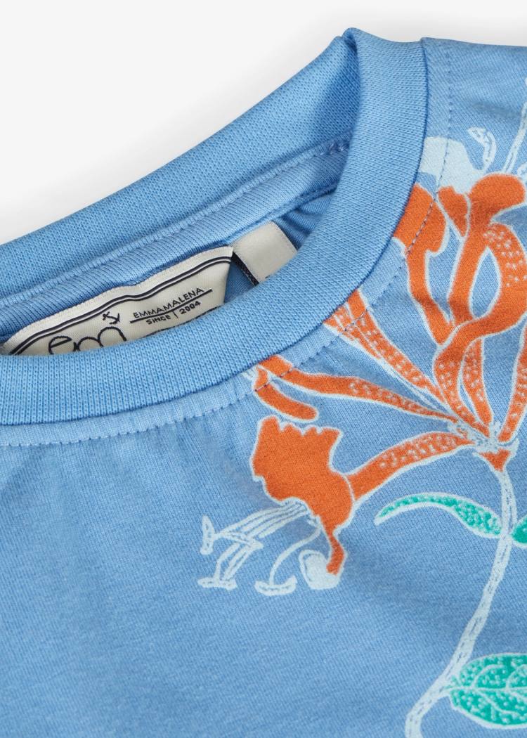 Secondary product image for "T-shirt Kaprifol Blå Barn"