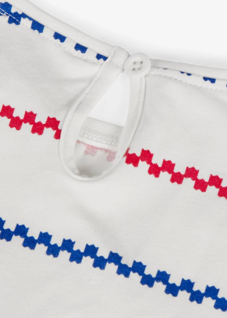 Secondary product image for "Moa Dress Käringön Stripe Offwhite"