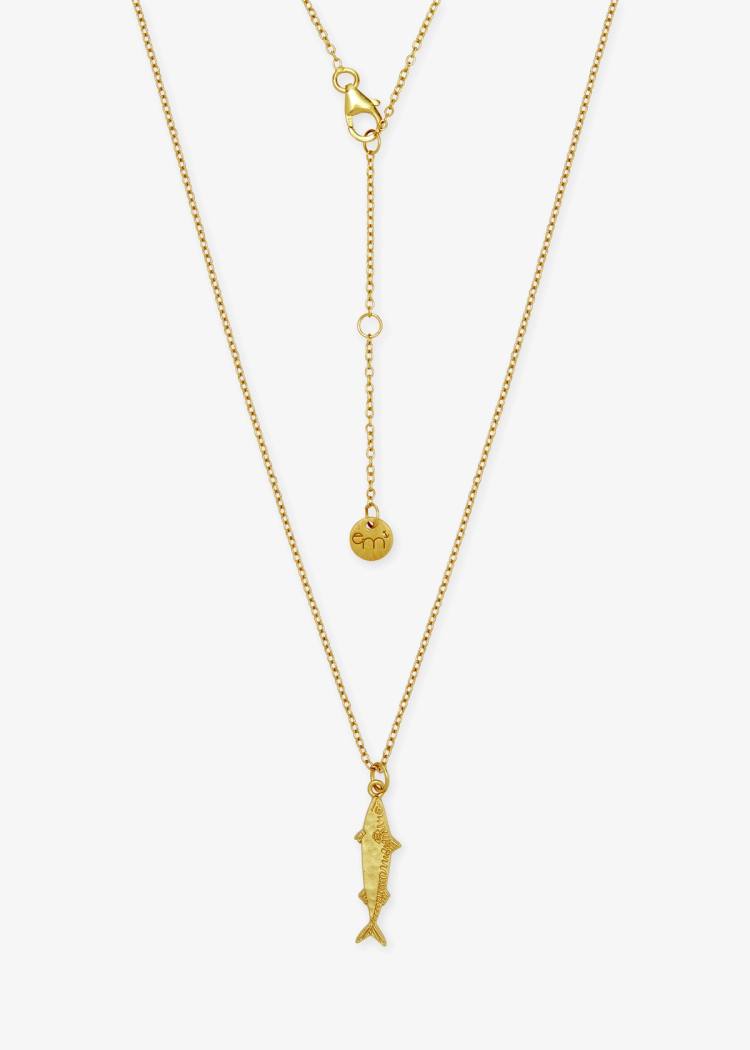Secondary product image for "Halsband Makrill Guld"