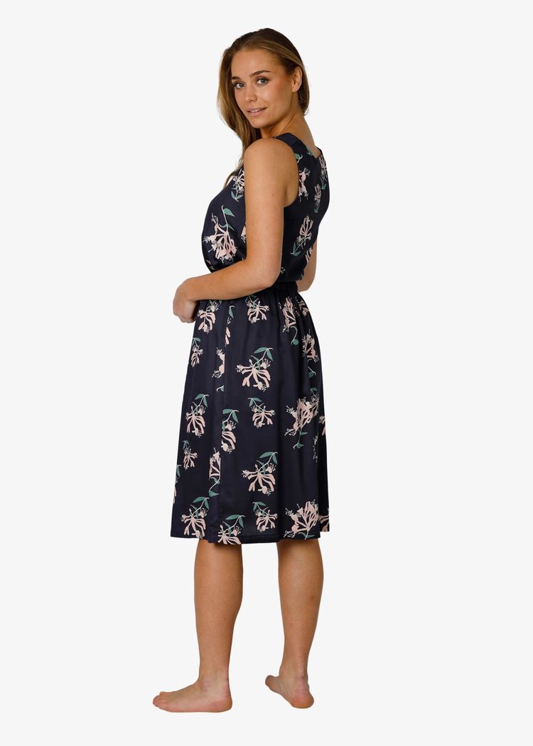 Secondary product image for "Taik Skirt Honeysuckle Navy"