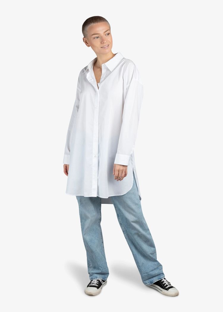Secondary product image for "Frida Shirt Poplin White"